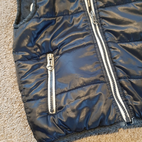 DIESEL Double-sided Jean/ Puffer Vest - Picture 4 of 11